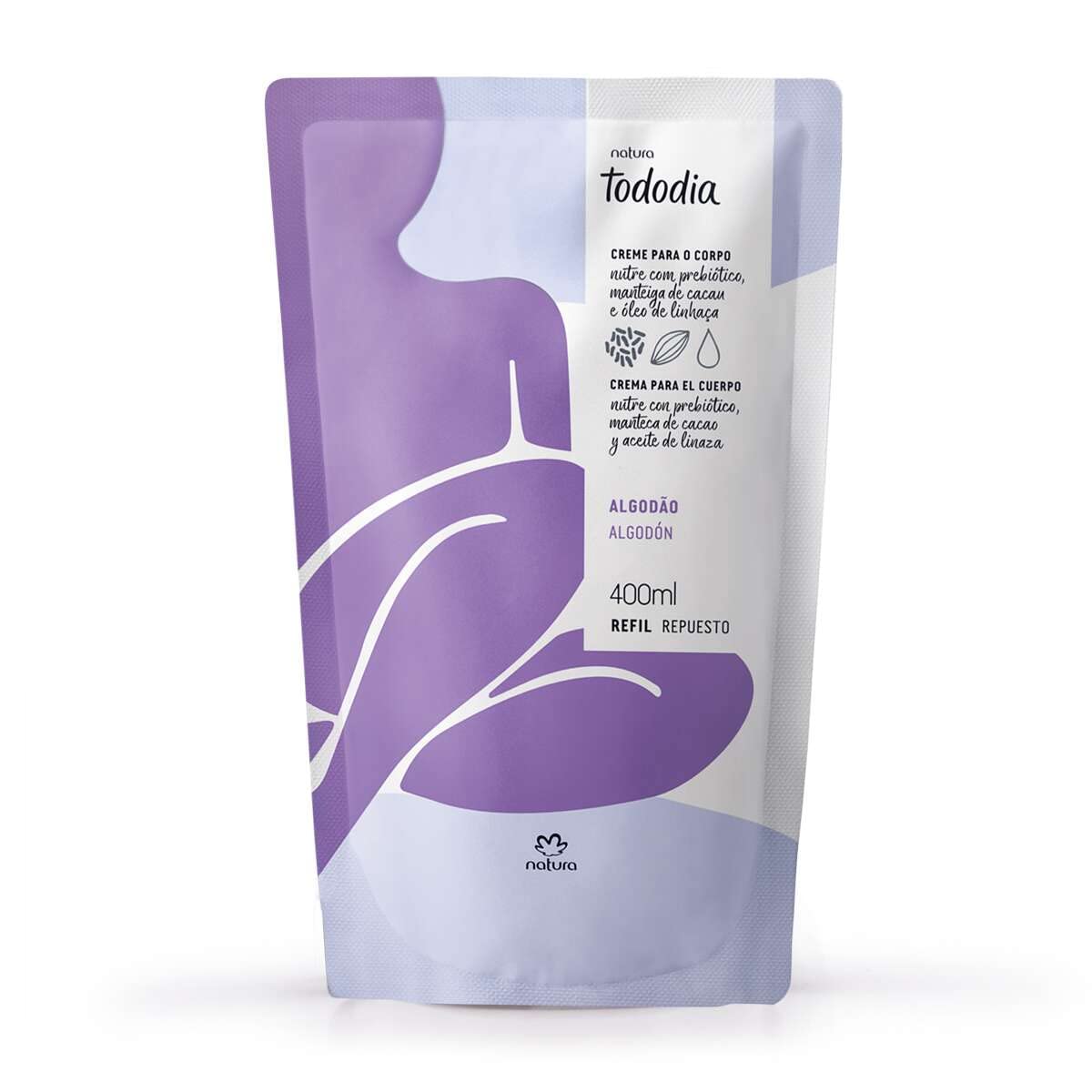 Natura - Linha Todo Dia (Algodao) - Refil Creme Hidratante